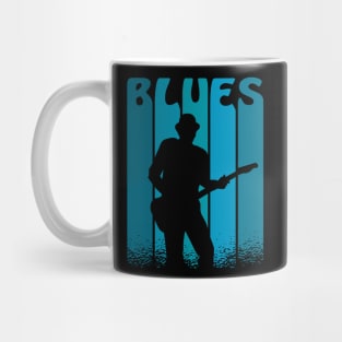 Bluesman Guitarist - Vintage Blues Music for Blues Fans Mug